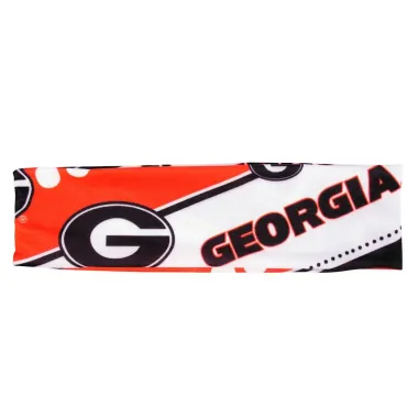 Georgia Bulldogs Stretch Patterned Headband