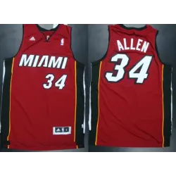 Miami Heat #34 Ray Allen Revolution 30 Red Swingman Jerseys