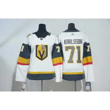 Youth Vegas Golden Knights 71 William Karlsson White Adidas Jersey