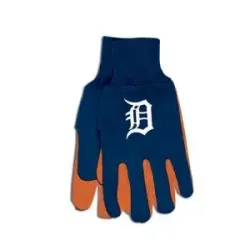 Detroit Tigers Two Tone Gloves - Adult Size