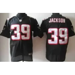 Nike Atlanta Falcons #39 Steven Jackson Black Elite Jerseys