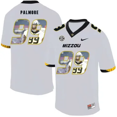 Missouri Tigers 99 Walter Palmore White Nike Fashion College Football Jersey Dyin