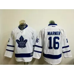 Youth Toronto Maple Leafs #16 Mitchell Marner White Stitched NHL Jersey