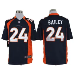 Nike Denver Broncos #24 Champ Bailey Blue Game Jerseys