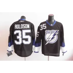 Tampa Bay Lightning #35 roloson Black Jerseys