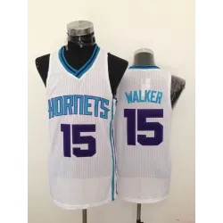 Charlotte Hornets #15 Walker White Throwback Swingman Jerseys