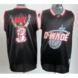 Miami Heat #3 Dwyane Wade Black Notorious Fashion Jerseys