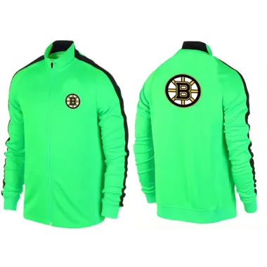 NHL Boston Bruins Team Logo 2015 Men Hockey Jacket (18)