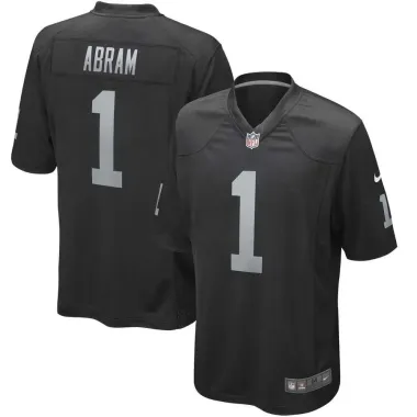 Youth Nike Raiders 1 Johnathan Abram Black 2019 NFL Draft First Round Pick Vapor Untouchable Limited Jersey Dzhi