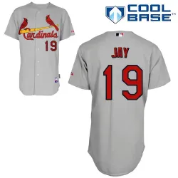 #19 Jon Jay Gray MLB Jersey-St. Louis Cardinals Stitched Cool Base Baseball Jersey