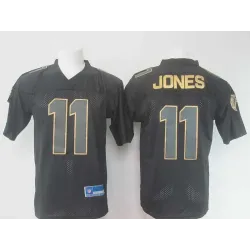 Nike Atlanta Falcons #11 Julio Jones Pro Line Black Gold Collection Stitched Game Jersey