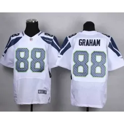 Nike Seattle Seahawks #88 Jimmy Graham White Team Color Stitched NFL Elite Jersey DingZhi