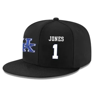 Kentucky Wildcats #1 Sacha Killeya Jones Black Adjustable Hat