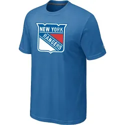 New York Rangers Big & Tall Logo light Blue T-Shirt