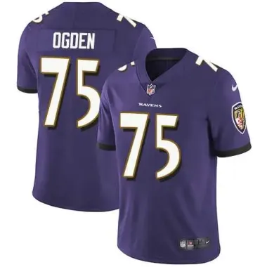 Nike Baltimore Ravens #75 Jonathan Ogden Purple Team Color NFL Vapor Untouchable Limited Jersey