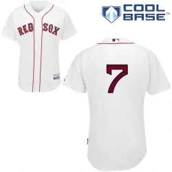 #7 Christian Vazquez White MLB Jersey-Boston Red Sox Stitched Cool Base Baseball Jersey