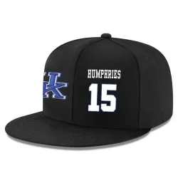 Kentucky Wildcats #15 Isaac Humphries Black Adjustable Hat