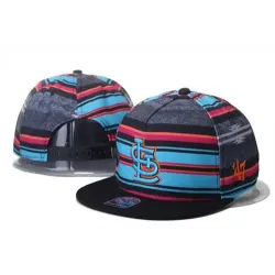 St. Louis Cardinals Fresh Logo Stripe Adjustable Hat GS