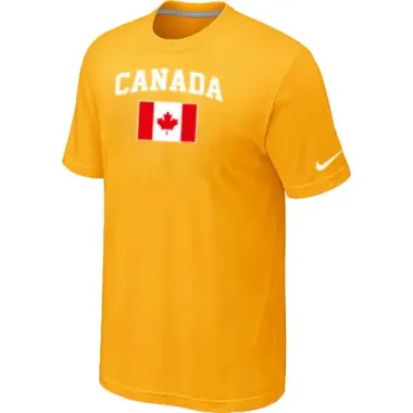 Nike 2014 Olympics Canada Flag Collection Locker Room T-Shirt Yellow