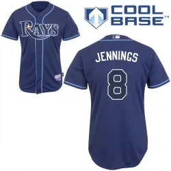 #8 Desmond Jennings Purple MLB Jersey-Tampa Bay Rays Stitched Cool Base Baseball Jersey