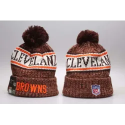 Browns 2018 NFL Sideline Brown Knit Hat YP