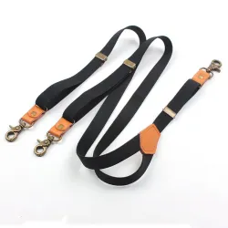 Men\'s retro Y-shaped suspenders with three clips and hook suspenders