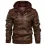 Mens Outdoor Cold-proof Motorcycle Leather Jacket