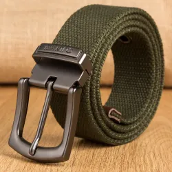 Men\'s Outdoor Thick Canvas Belt