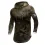 Men's Outdoor Map Printing Tactical V-neck Long Sleeves Hoodie