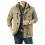 Men's Mid-length Plus Fleece Waterproof And Oil-proof Outdoor Hooded Jacket