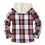 Mens Winter Plaid Thick Casual Jacket