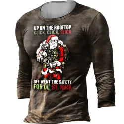 TACTICAL SANTA Men\'s Long Sleeve T-Shirt