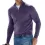 Men's Zipper Half Open Neck Sweater