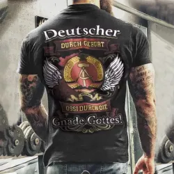 Deutscher. Men\'s Outdoor Retro Tactical T-Shirt