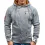 Men's Outdoor Fleece Warm Color Contrast Zipper Tactical Sweatshirt