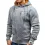 Men's Outdoor Fleece Warm Color Contrast Zipper Tactical Sweatshirt