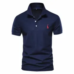 Men\'s Golf Turndown Collar Short Sleeved Polo Shirt