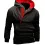 Men's Fashion Casual Letter Print Side Zip Hoodie