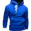 Men's Fashion Casual Letter Print Side Zip Hoodie