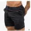 Men's Sporty Casual Active Outdoor Gym Breathable Running Shorts