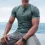 Men's Spring/Summer Henley Stretch Slim T-Shirt