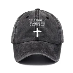 Normal Isn\'t Coming Back But Jesus Is Revelation 14 Sun Hat