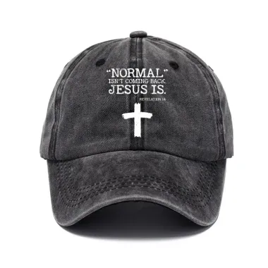 Normal Isn't Coming Back But Jesus Is Revelation 14 Sun Hat