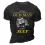 Awesome Never Underestimate An Old Man With A Jeep Men's Cotton T-Shirt