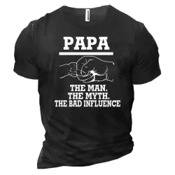 Pa Pa Men\'s Cotton T-Shirt