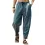 Men's Linen Loose Drawstring Hip-Hop Lantern Pencil Pants