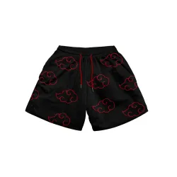 Men\'s Casual Drawstring Print Shorts