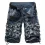 Men's Multi Pocket Distressed Washed Vintage Camo Cargo Pants