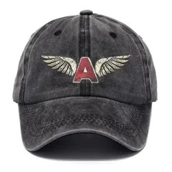 Men\'s Angel Wings Print Racing Outdoor Cap