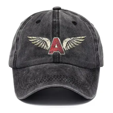 Men's Angel Wings Print Racing Outdoor Cap